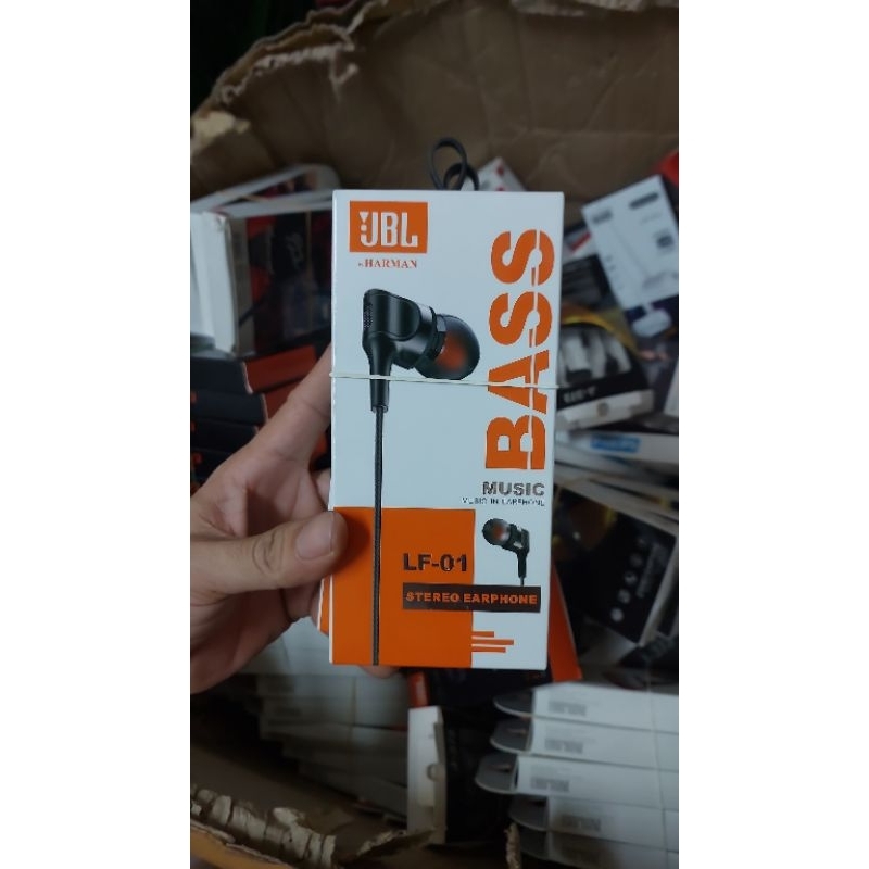 Handsfree Earphone Jbl LF 01  Super Bass