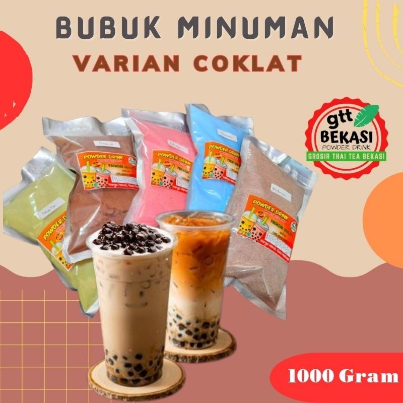 

bubuk minuman | 1kg powder drink | boba drink | Serbuk Minuman rasa| BUBUK MINUMAN KEKINIAN