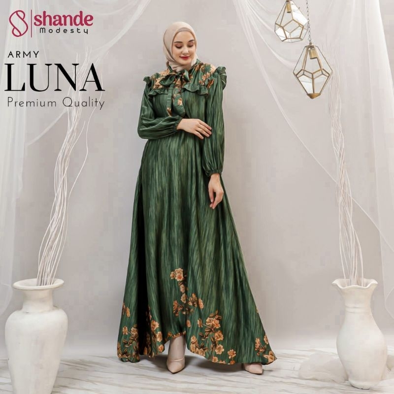 KHUGO DRESS gamis dior silk luna dress