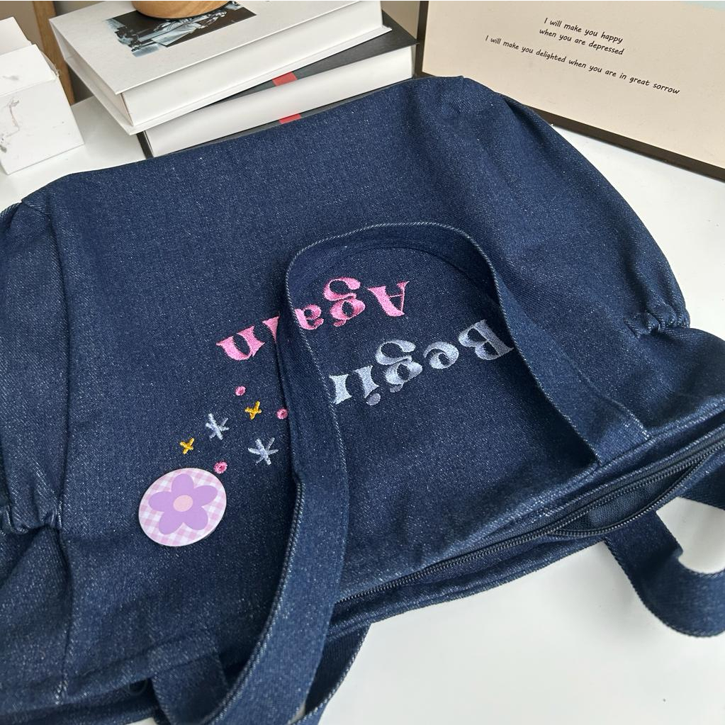 (palette) JEANS TOTE BAG