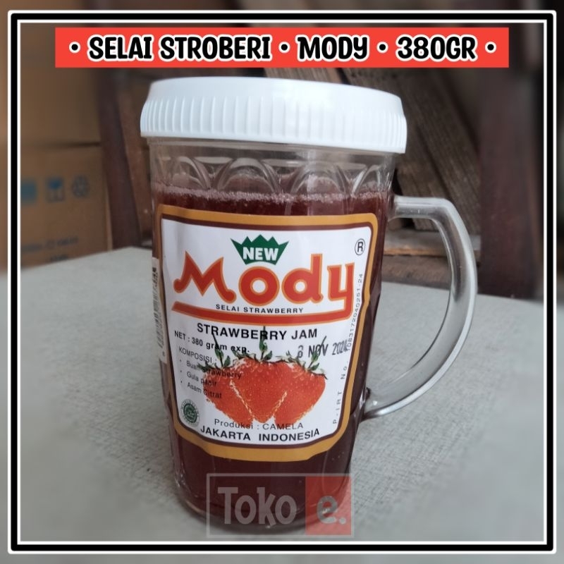 

Selai Stroberi/Strawberry Jam 380gr Mody