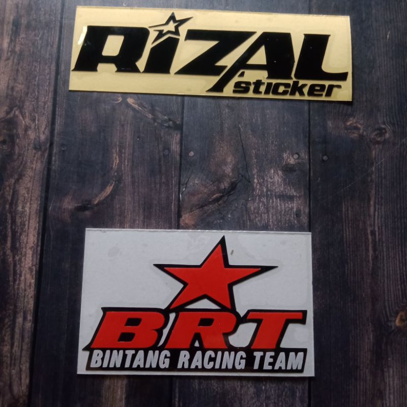 STICKER BRT BINTANG RACING TEAM CUTTING STICKER