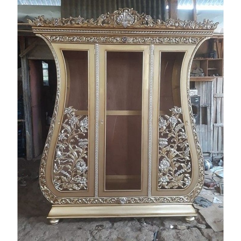 Buffet Biola , Bufet ukiran jepara , Buffet mewah , Buffet jati ukiran , almari jati ukiran mewah