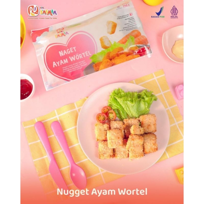 

Nuget Ayam Wortel Dmamam/Halal/Tanpa MSG,Pengawet dan Pewarna Buatan