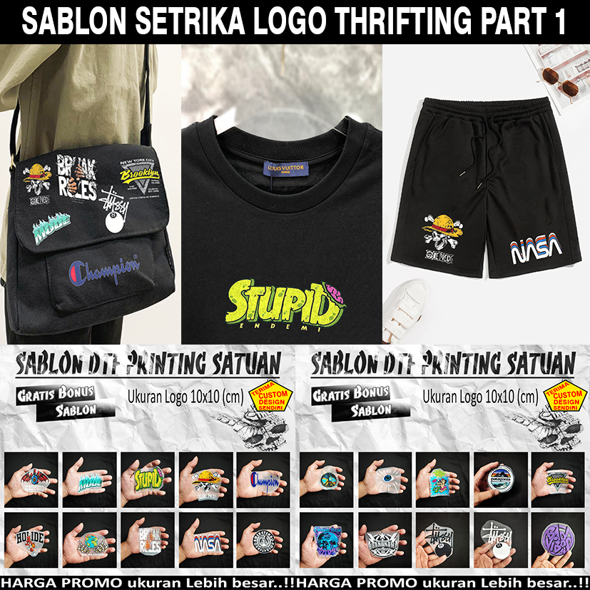 Sablon setrika satuan thrifting part 1 sablon dtf custom sablon kaos desain suka suka bisa custom