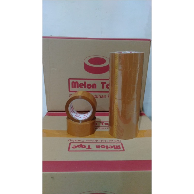 

LAKBAN MELON TAPE 72 yard 45mm COCOK PACKING ONLINE TIDAK MUDAH ROBEK/PUTUS 100%
