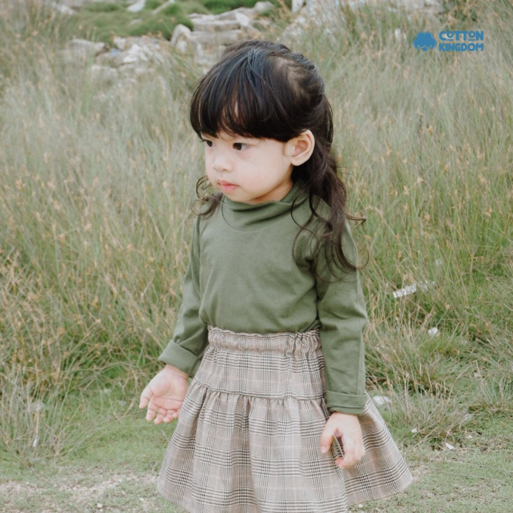 Cotton Kingdom Turtle Neck Long Sleeve Tee - Kaos Anak / Atasan Anak / Kaos Bayi / Atasan Bayi