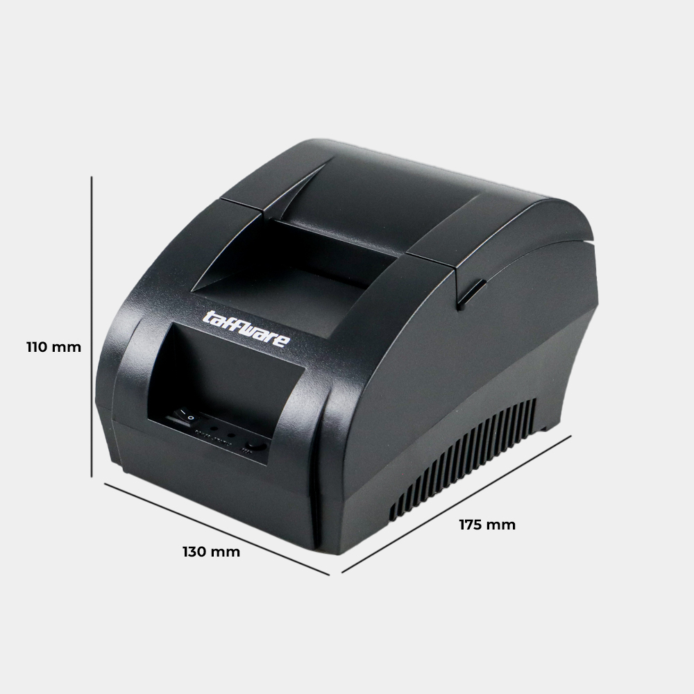 Taffware Printer Thermal Receipt Printer POS USB Port 58 mm - POS-5890K - Black