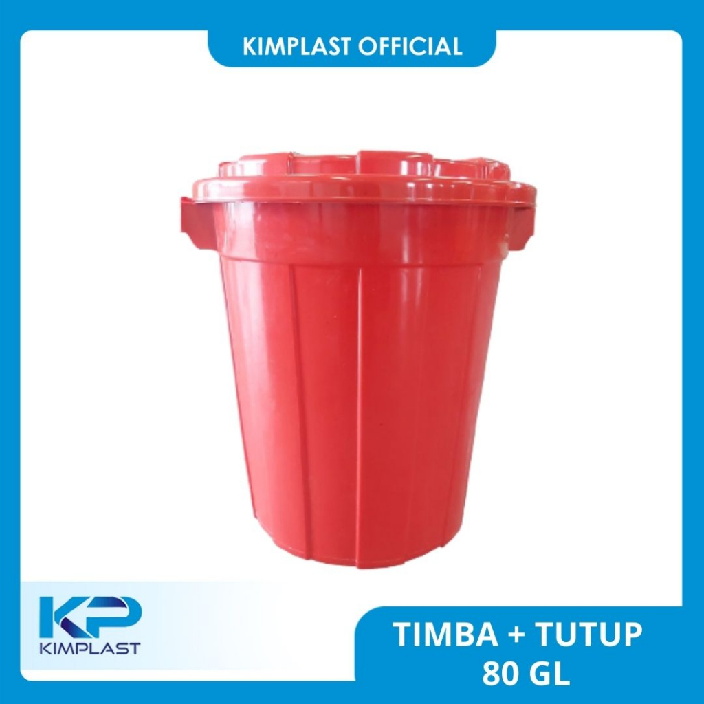 KIMPLAST Timba + Tutup 80 GL/ Ember/ Timba Besar/ Timba Air/ Wadah Air
