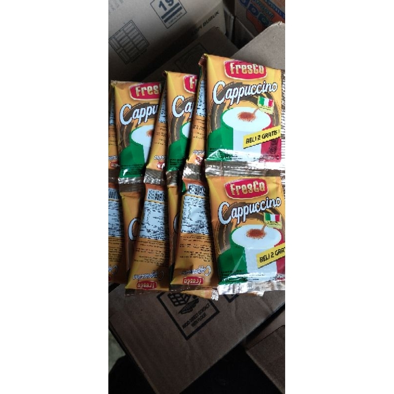 

kopi Freshco Cappucino 1 renceng isi 15 sachet