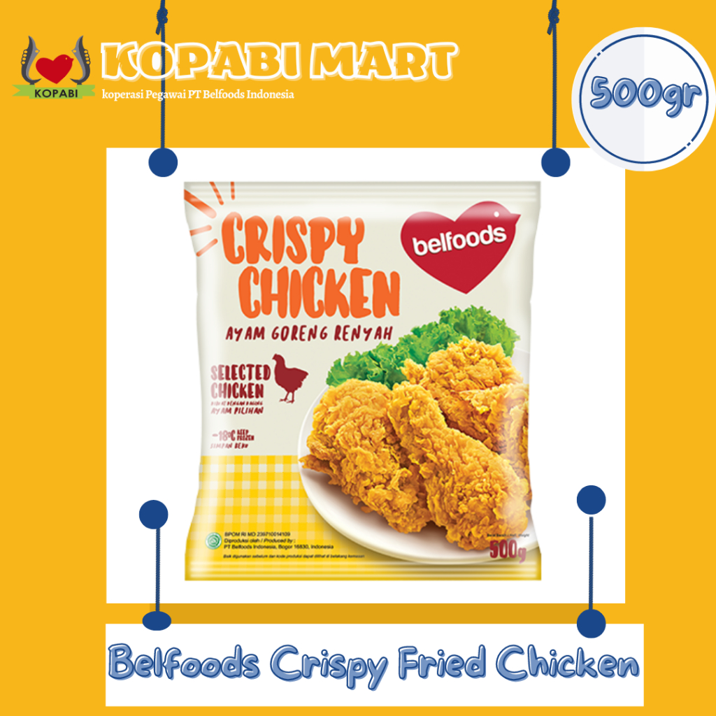 

Belfoods Crispy Fried Chicken 500 gr