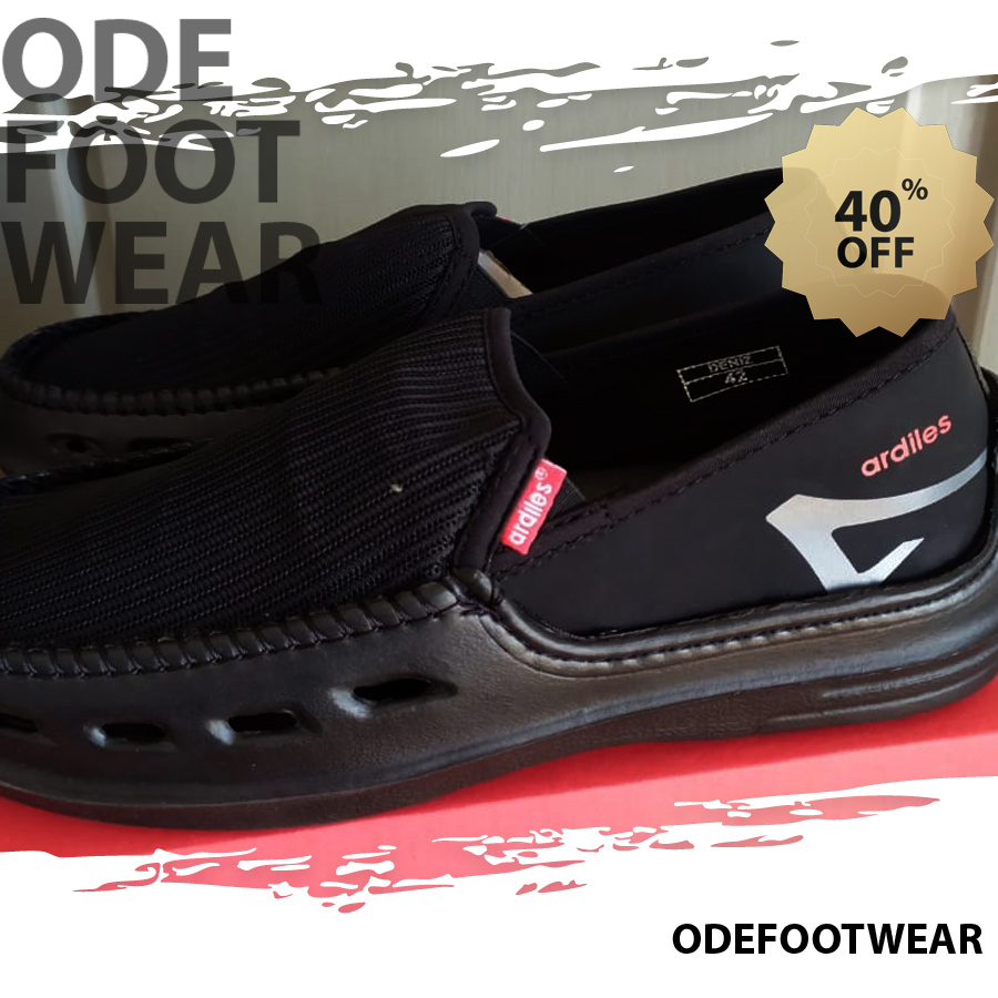 Sepatu anak (sd) ardiles model hitam model keren banget, untuk sekolah santai ukuran 34 35 36 37