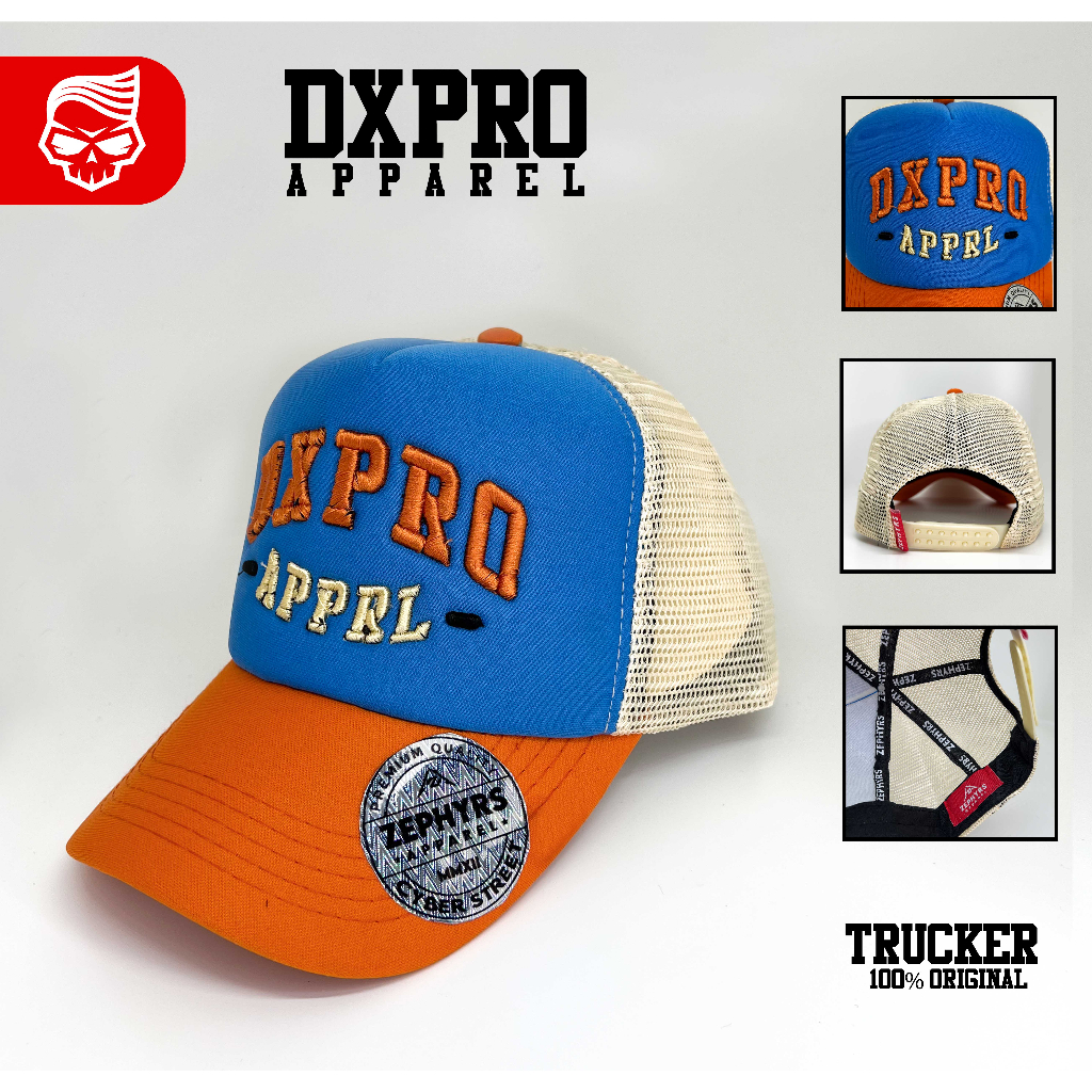 TOPI TRUCKER BORDIR DXPRO APPAREL Original Brand