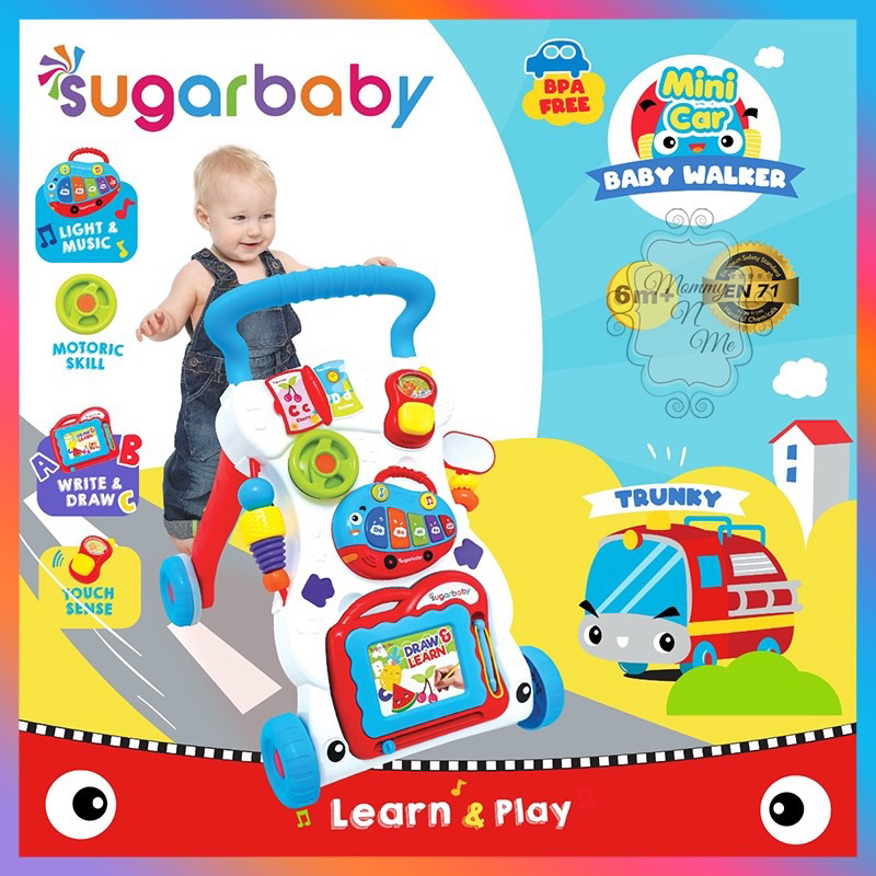 SUGAR BABY PUSH WALKER PRELOVED BABY WALKER