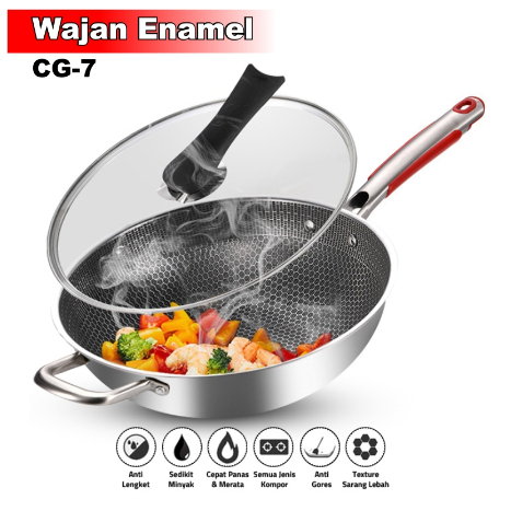 Premium Non Stick Fry Pan Penggorengan Anti Lengket CG-7 - WorldDekor