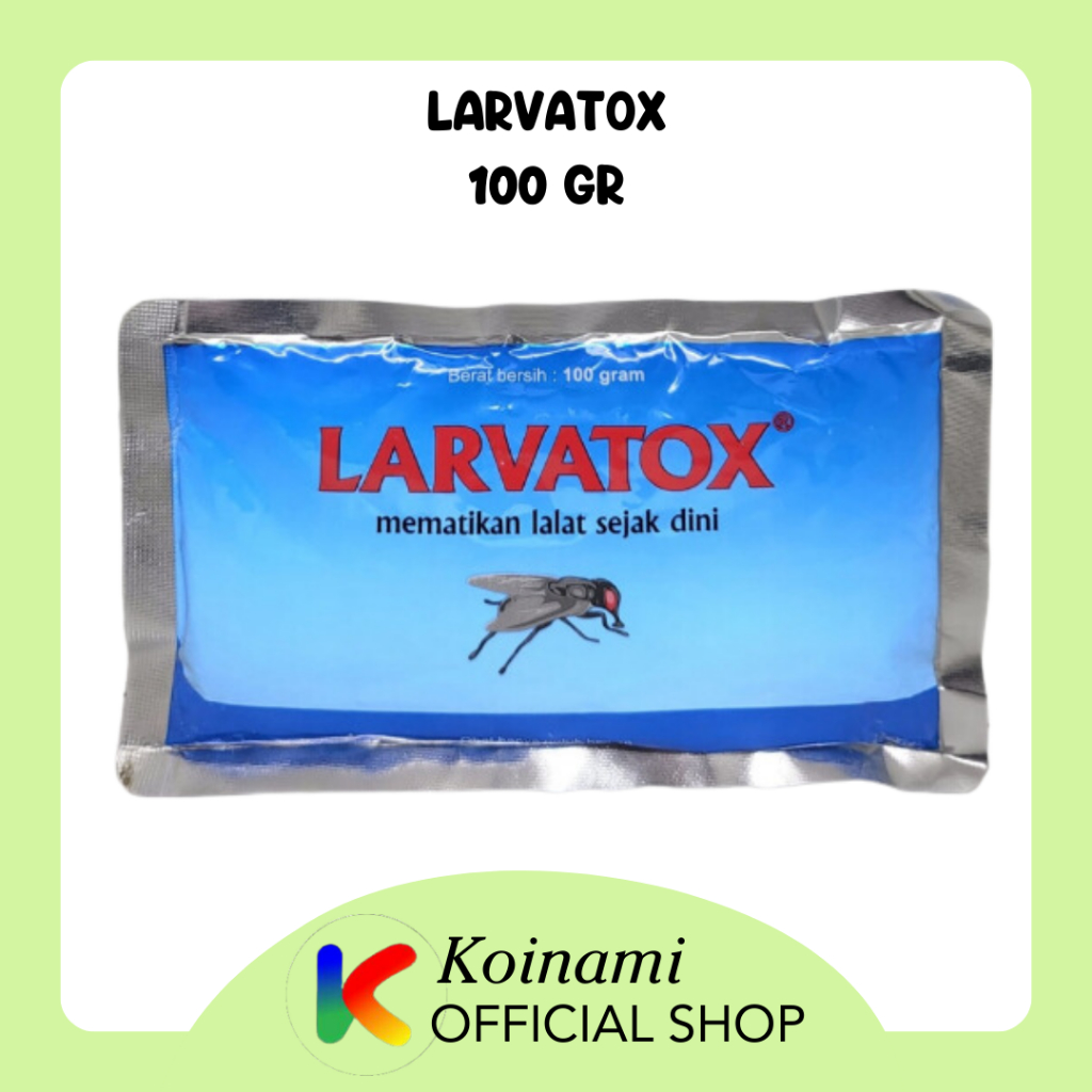 Larvatox 100 Gram / Mematikan Lalat Sejak Dini / Medion