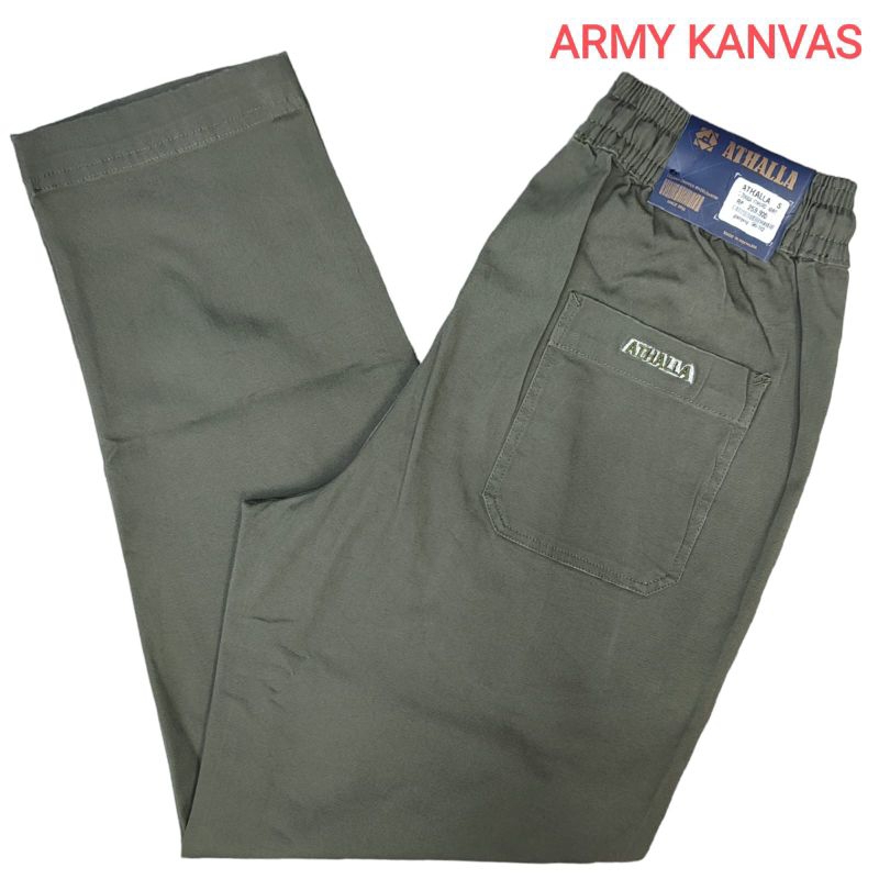 CELANA SIRWAL PRIA DEWASA "STANDART" By Athalla // ARMY KANVAS