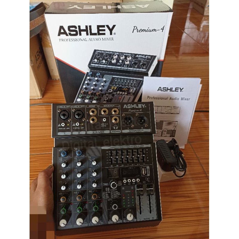 Mixer Ashley Premium 4 / Mixer Soundqueen Classic 400 / Mixer Ashley Support PC Soundcard Effect Voc