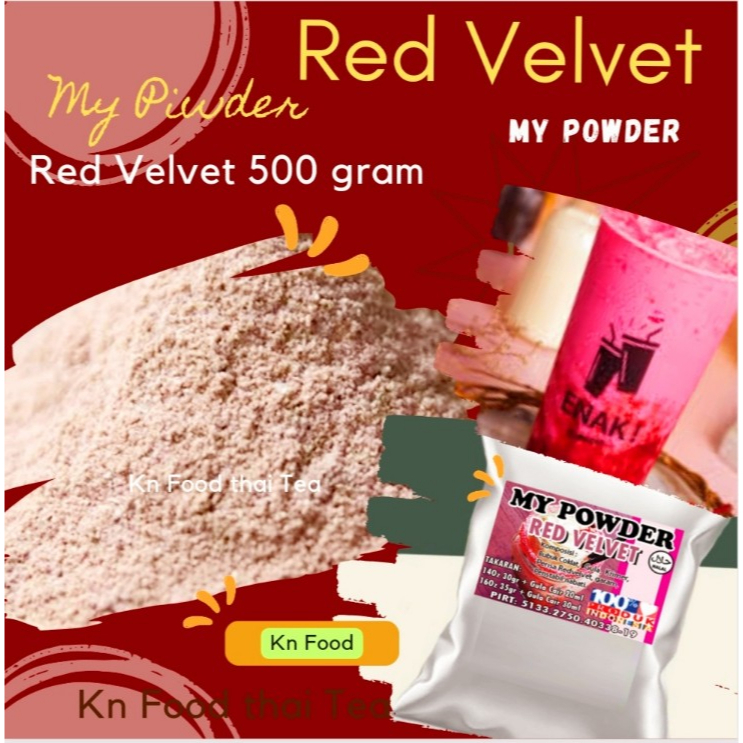 

Bubuk Minuman Rasa Red Velvet 500gr || Bubble drink Powder drink Red Velvet 500gram