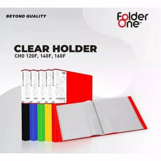 

Display Book / Clear Holder Merk FOLDER ONE uk. F4 isi 40