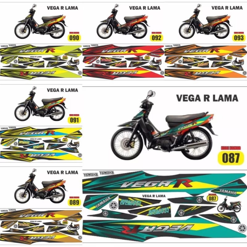 Striping Sticker Decal Vega r old striping Vega r lama. 2000