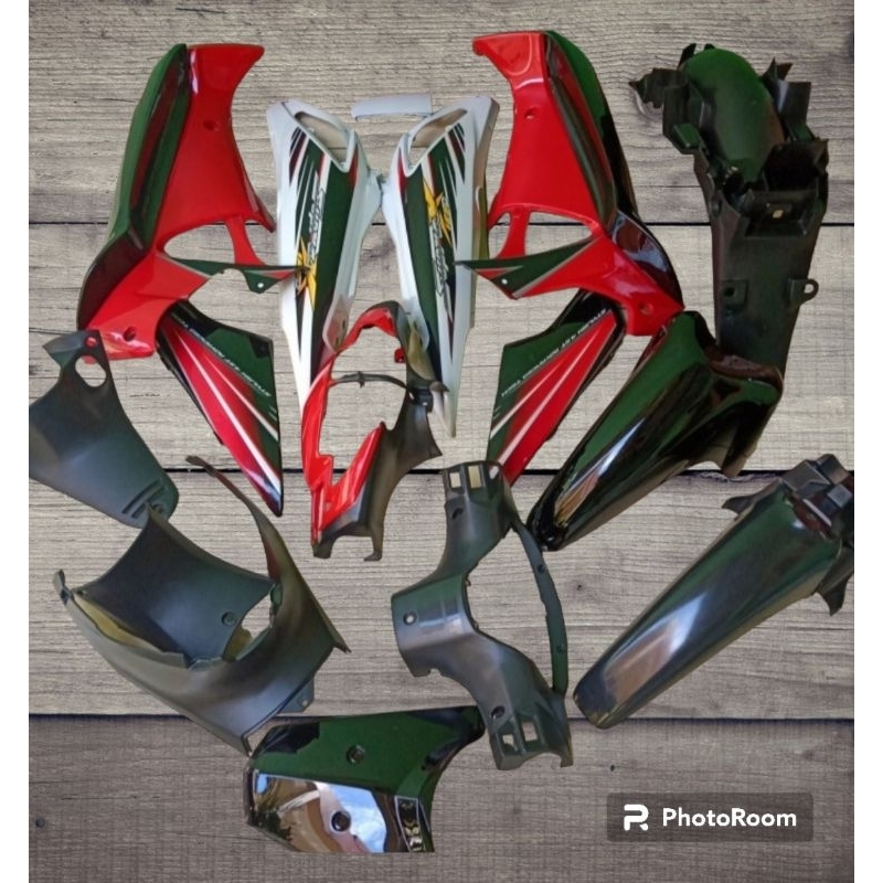 full body supra x 125 lama merah putih