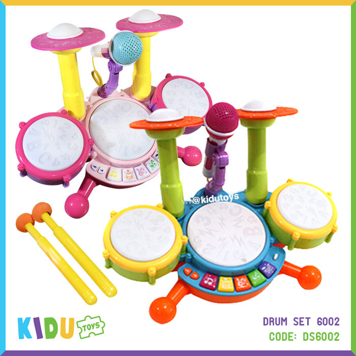 Mainan Edukasi Anak Drum Set / Mainan Drum Anak