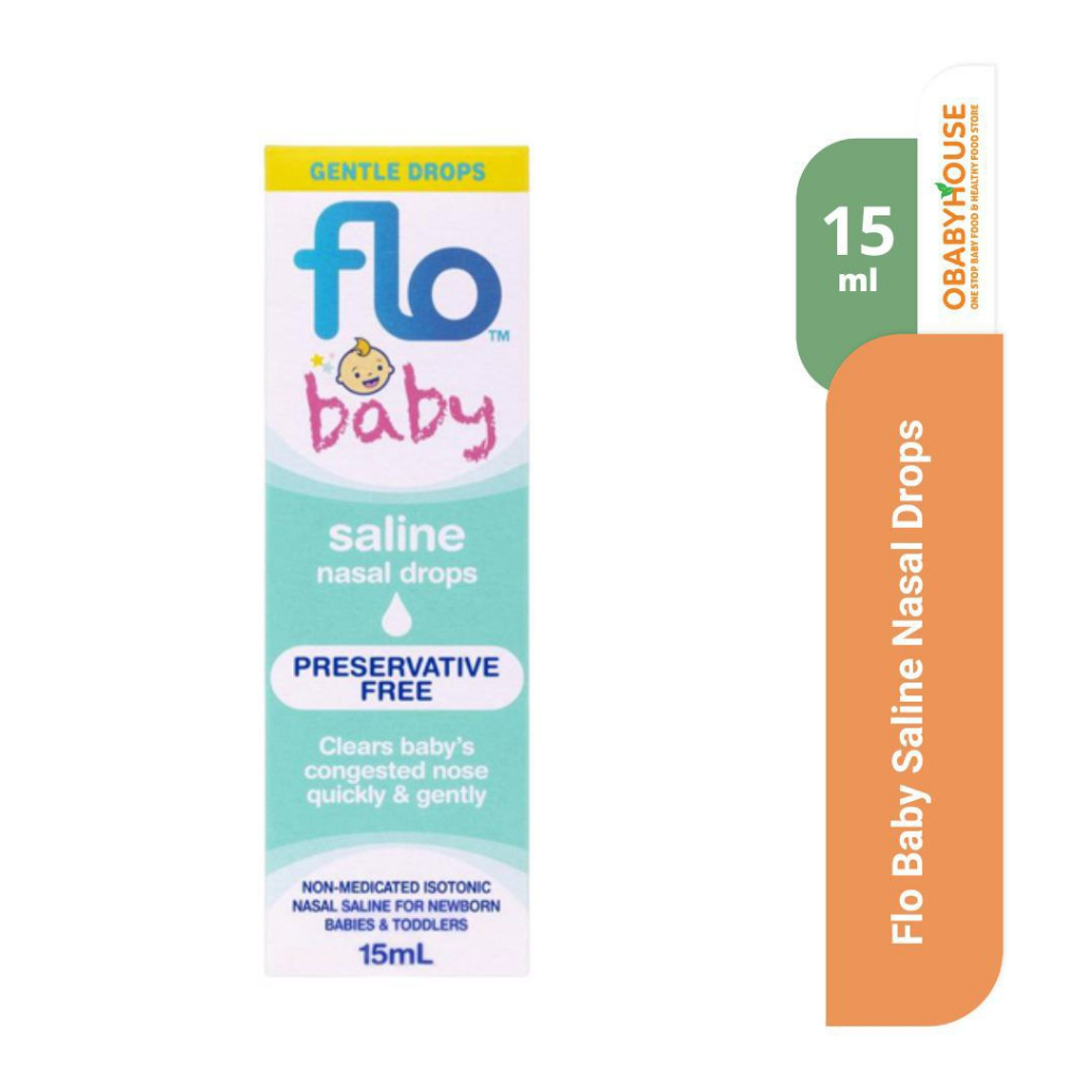 Flo Baby Saline Nasal DROPS 15 ml