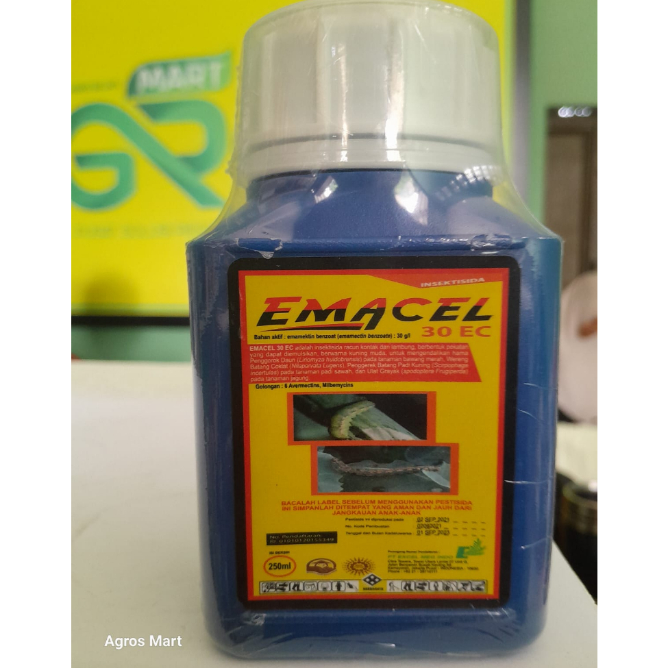 Obat ulat daun Insektisida Emacel 30 EC 250ml asli