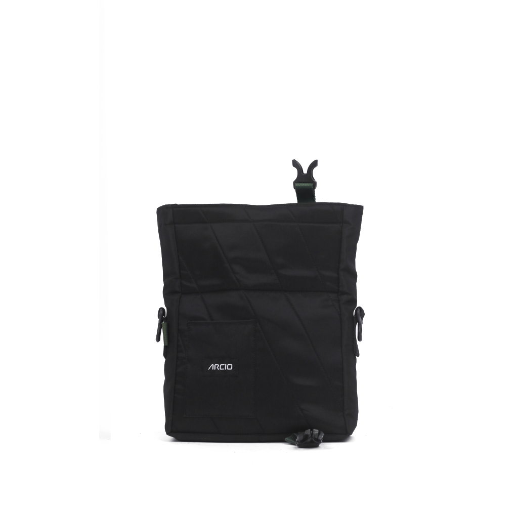 RUN BLACK |MNM x ARCIO| Tas Selempang Pria Wanita Sling Bag Waterproof ORIGINAL