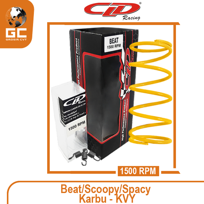 Paket Per CVT Sentrik Ganda Racing Honda Genio Beat Deluxe Scoopy New Vario Spacy 110 CLD 1000/1500 RPM