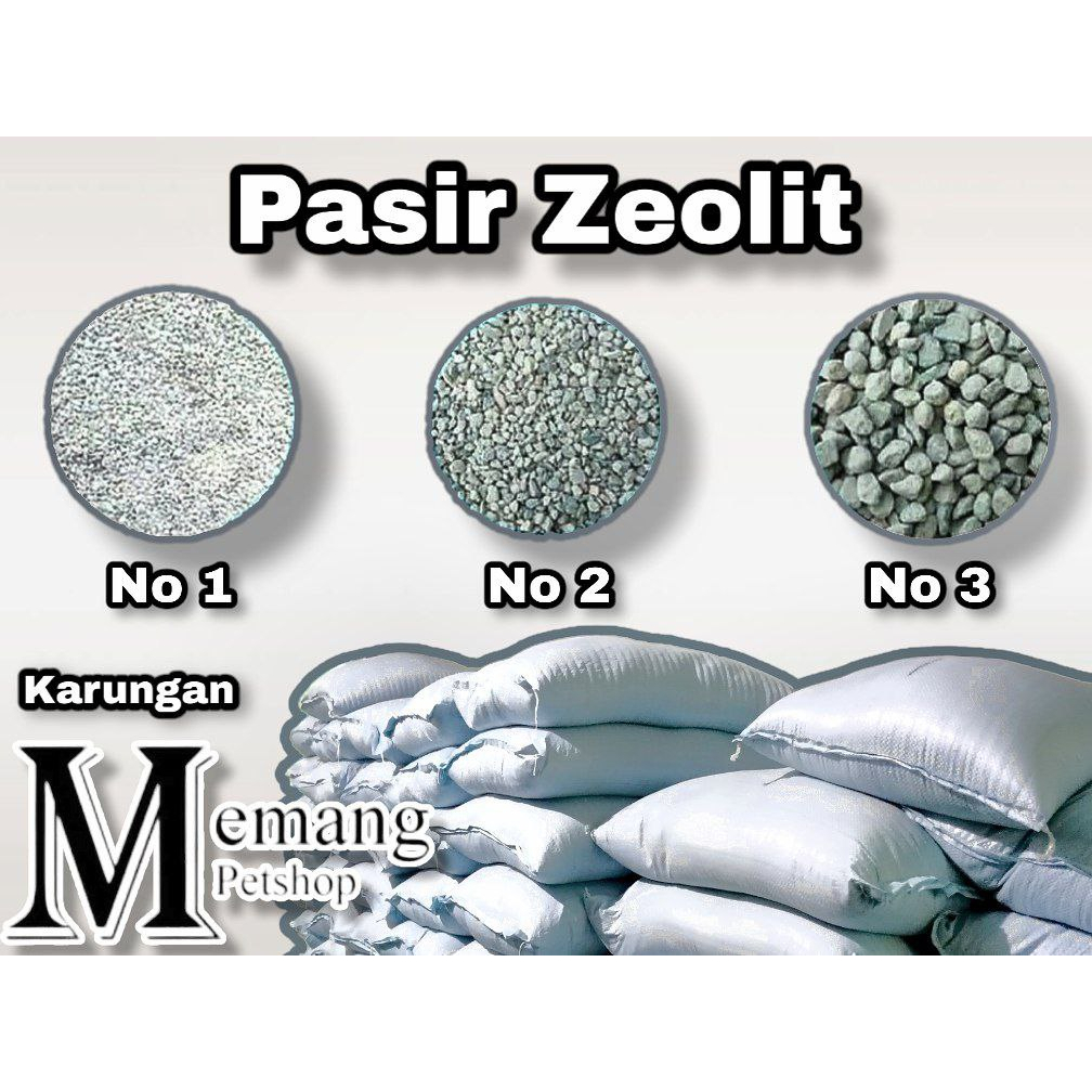 Pasir Natural Zeolite / Zeolit Karung - Pasir Hewan Peliharaan