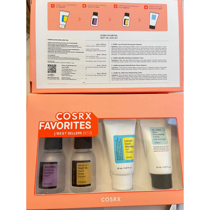 [BPOM] COSRX Best In Class Favorites Mini Trial Kit Set 4items Original