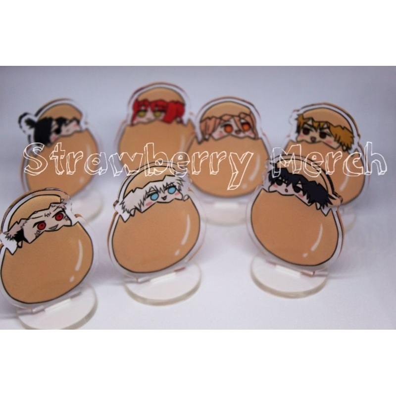 standee mini figure egg Jujutsu Kaisen Chainsaw Man yuji megumi gojo sukuna denji aki makima power