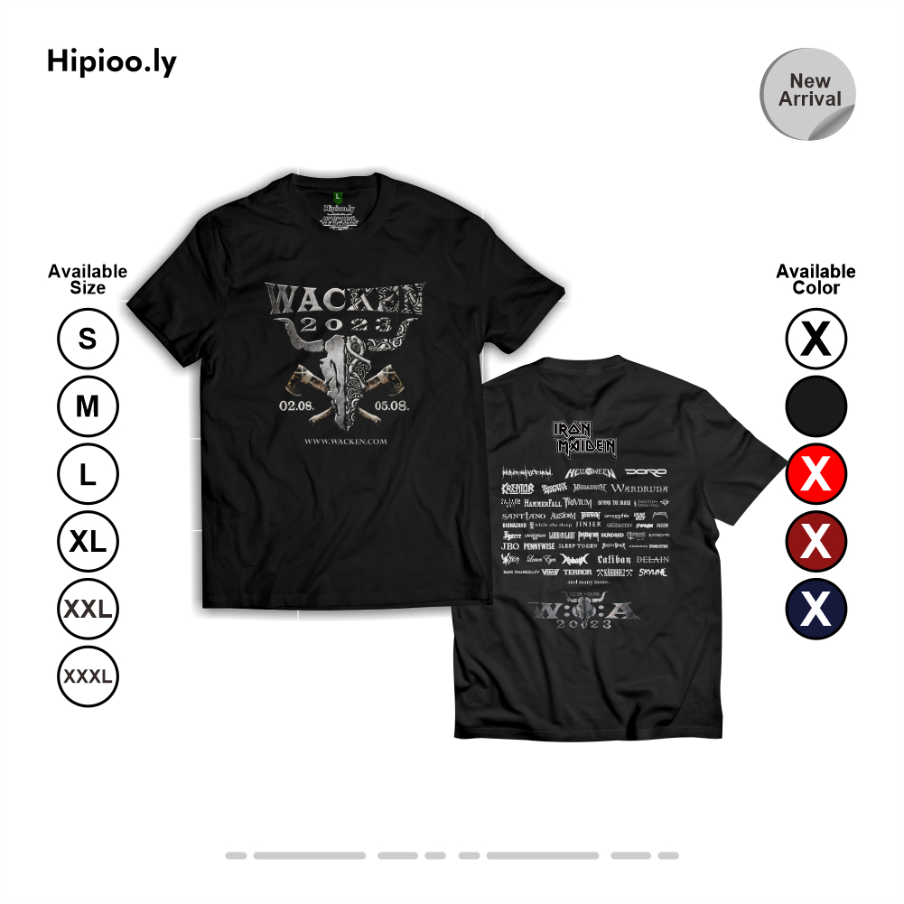 KAOS WECKEN OPEN AIR 2023 | KAOS METALICA | KAOS METALLICA NDAK ORIGINAL | KAOS COTTON COMBED 30s | 