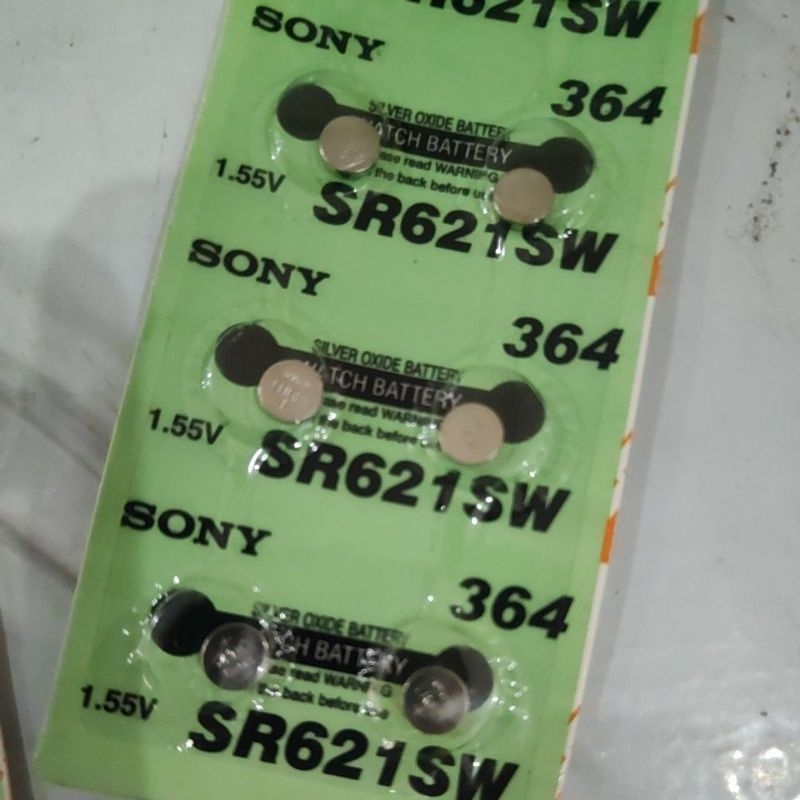 Batre jam tangan kecil button sony 364 SR621SW