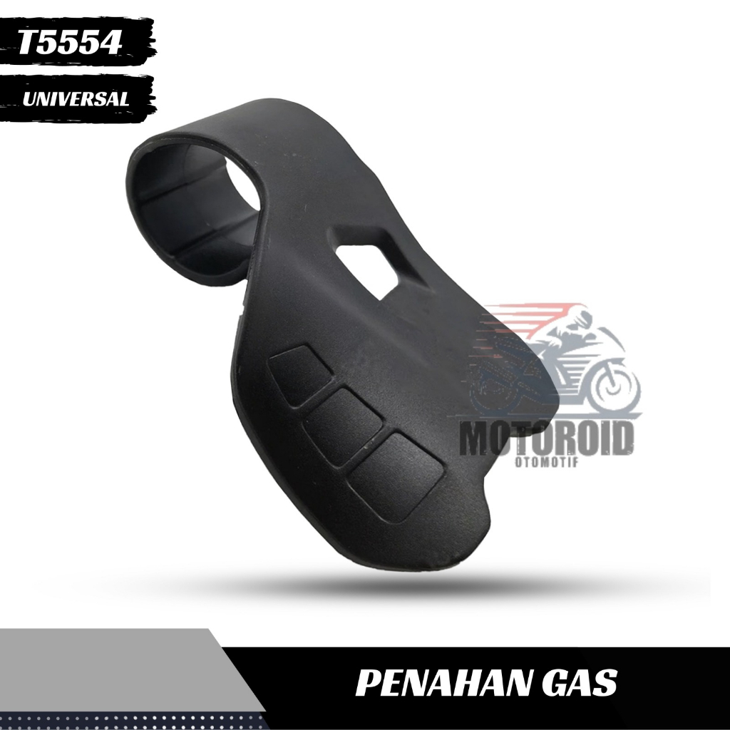 Penahan Handle Plastic Black Gas Motor Blacklist Universal