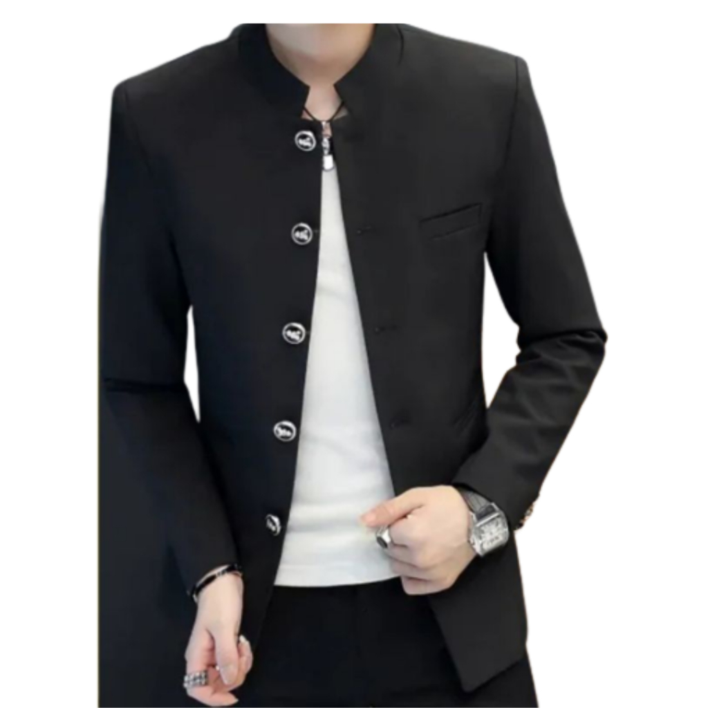 Jas Koko Pria Dewasa Premium Kerah Mandarin