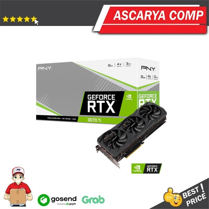 VGA PNY GEFORCE RTX 3070 TI VERTO 8GB GDDR6 - TRIPLE FAN