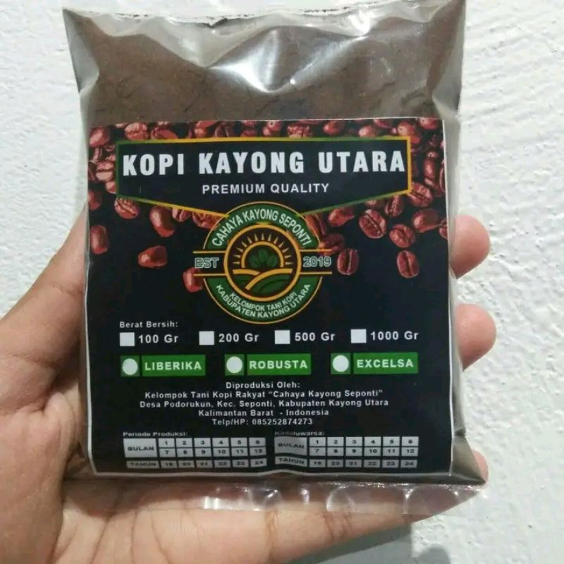 

200GR BUBUK KOPI LIBERIKA KHAS KAYONG UTARA (CAHAYA KAYONG SEPONTI)