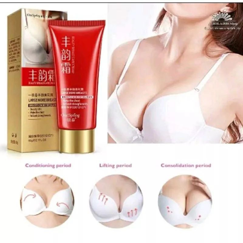 Gratis Ongkir COD MEDAN TERMURAH ONE SPRING BREAST KRIM MEMPERBESAR DAN MENGEMBANGKAN PAYUDARA