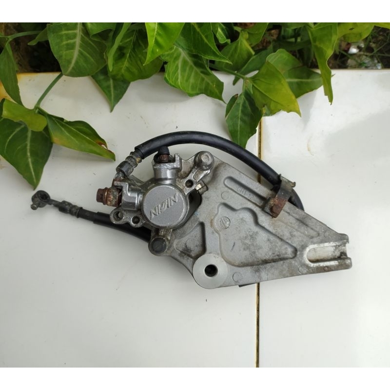 Kaliper Honda Supra X 125 Original Belakang Set Bracket Kepala Babi Master Rem Supra X Double Disc