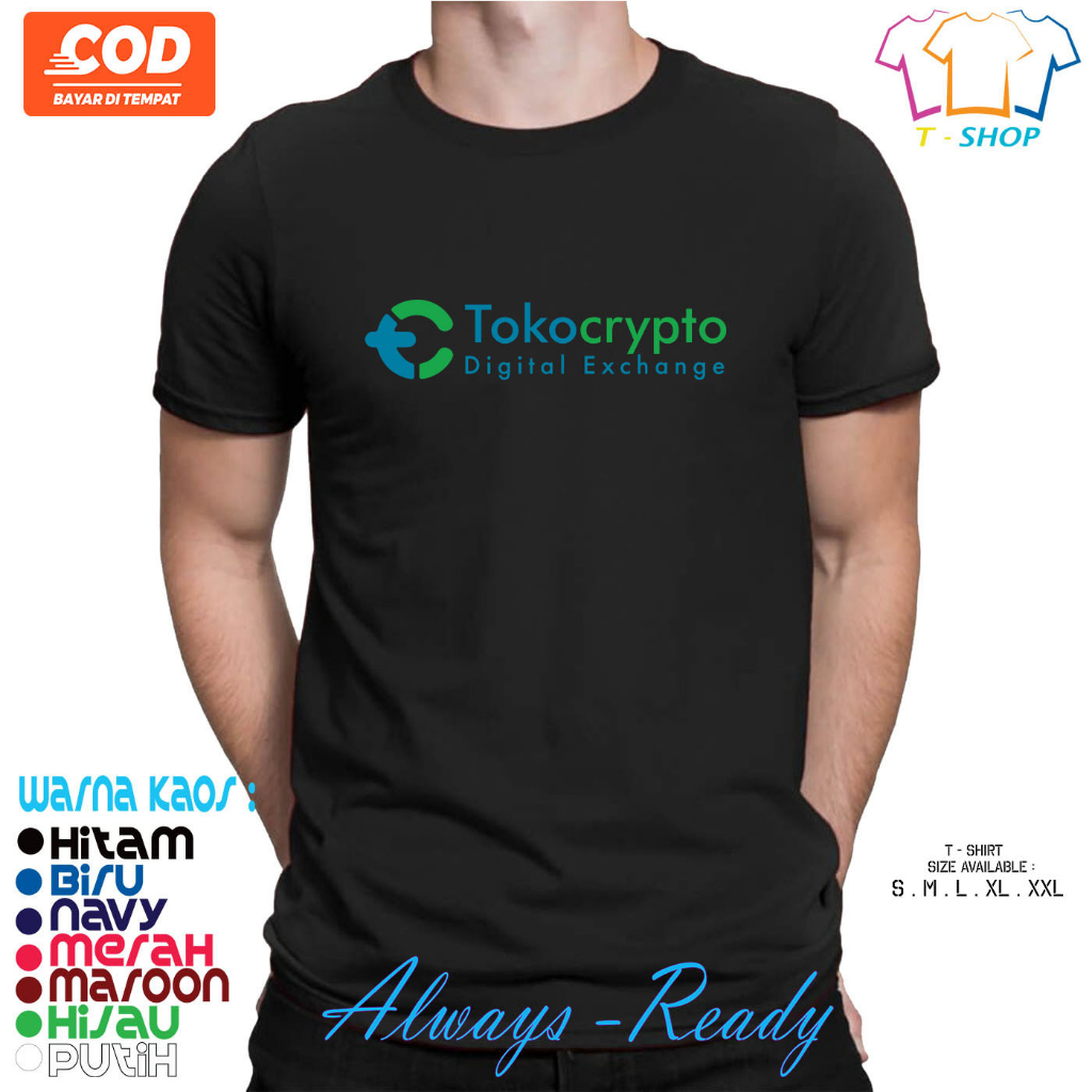 Kaos Tokocrypto Digital Exchange Perusahaan Baju Tshirt Distro