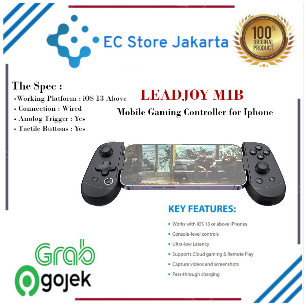 LEADJOY M1B Gamepad Game Controller Cloud Gaming Joystick Gamepad