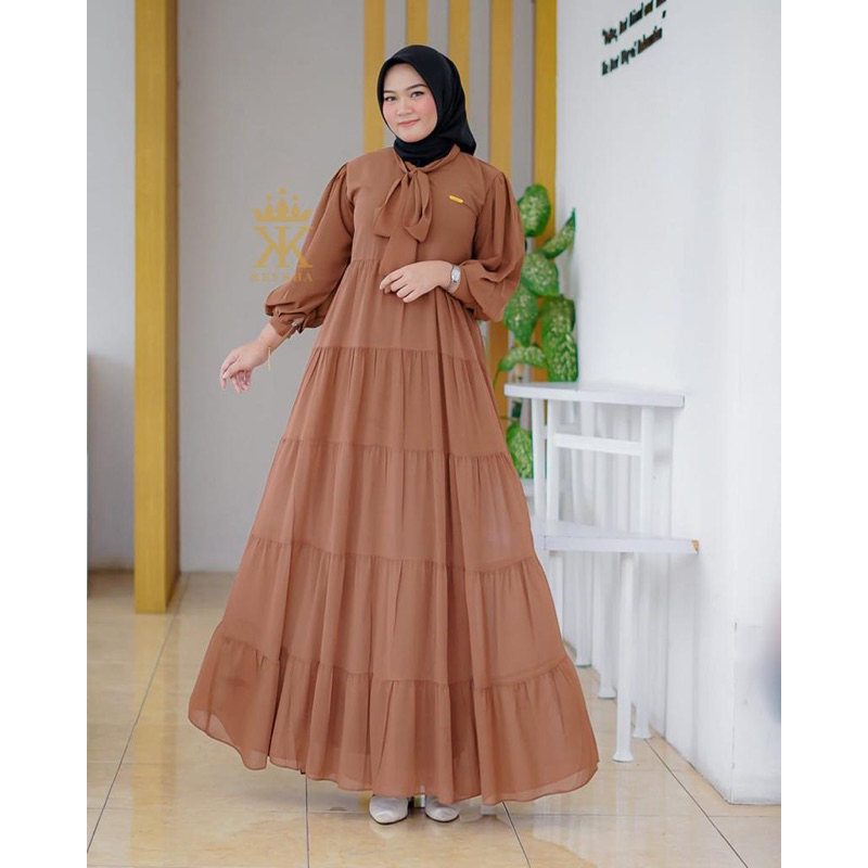 Gamis Ceruty Babydoll | Gamis Muslim Wanita