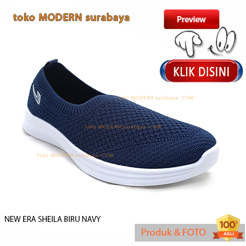 Sepatu wanita sepatu flat casual slip on NEW ERA SHEILA