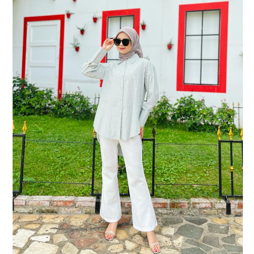 Radwah - Shabir Top Stripe - Atasan Wanita