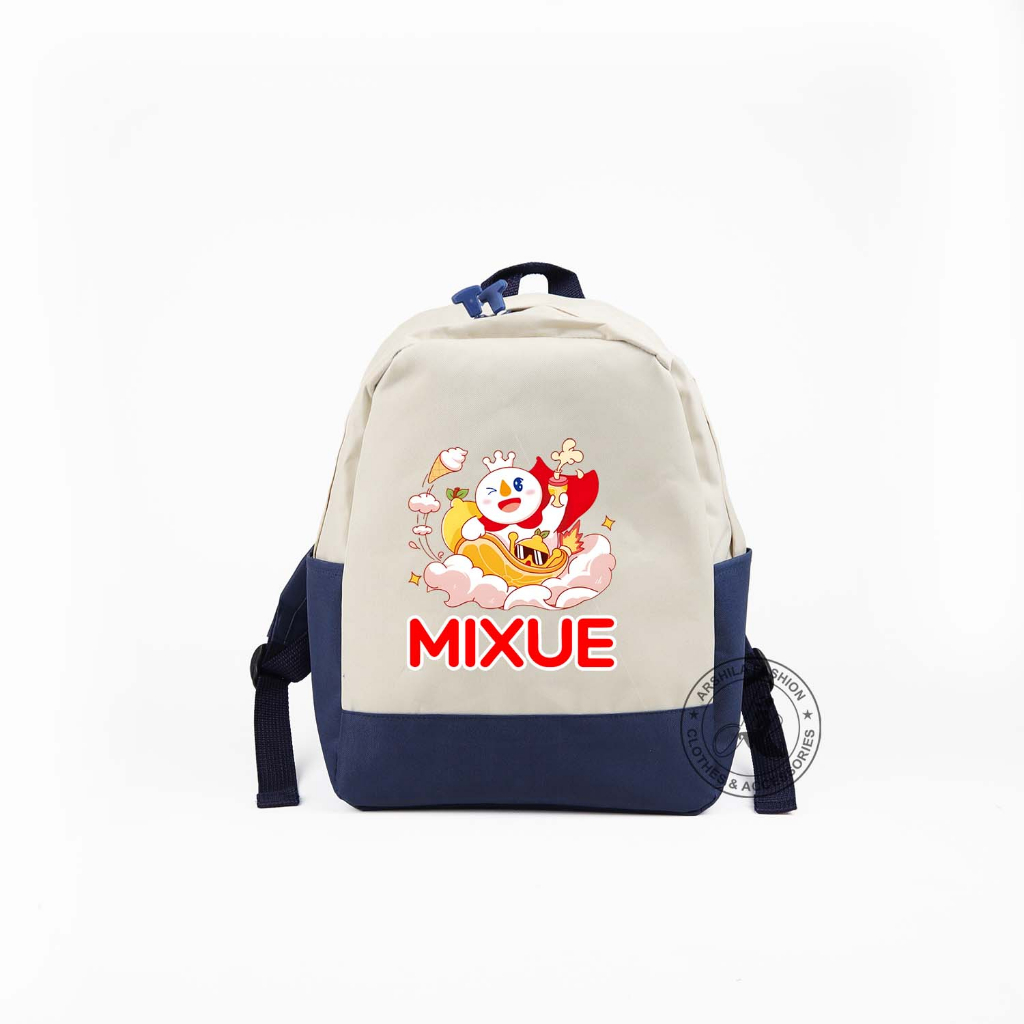 Tas Anak Laki-laki dan Perempuan Ransel Motif Mixue TK Dan SD TASMIX04