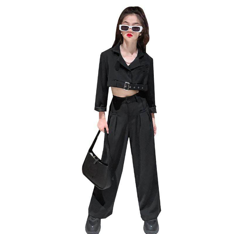 Setelan Blazer Modern Anak Perempuan Korean Style Fashionble