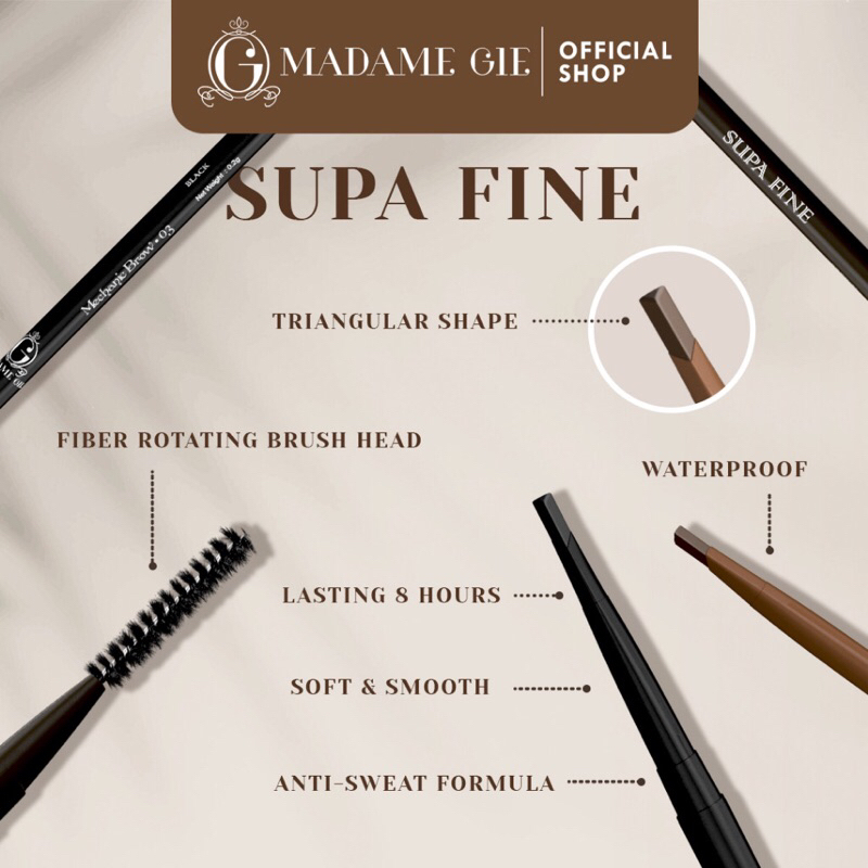 MADAME GIE Supa Fine Mechanic Brow